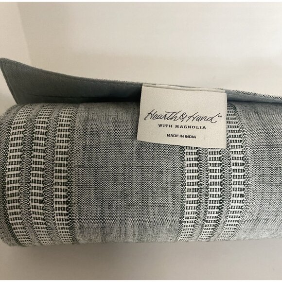 Hearth & Hand with Magnolia Sage Green Oversized Farmhouse Table Runner - Picture 2 of 7